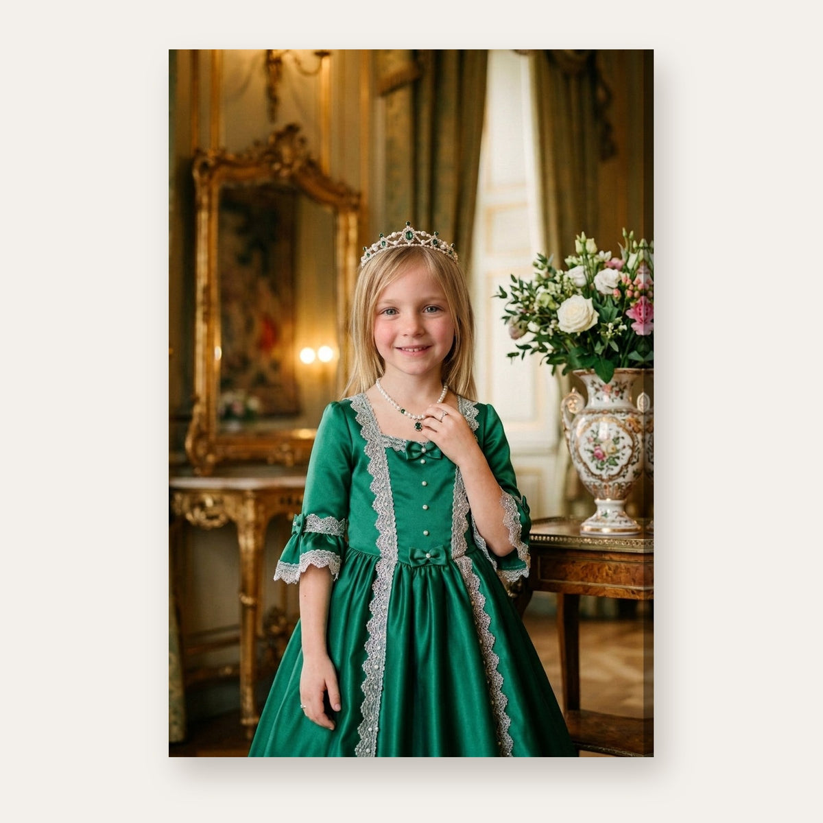A third example of the Emerald Queen portrait