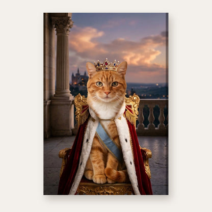 Another example of the Royal King portrait, as a king on a golden throne