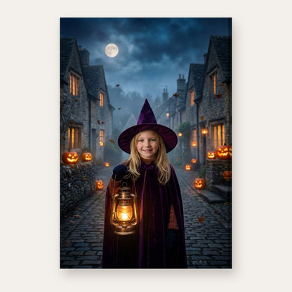 A third example of the Moonlit Little Witch portrait