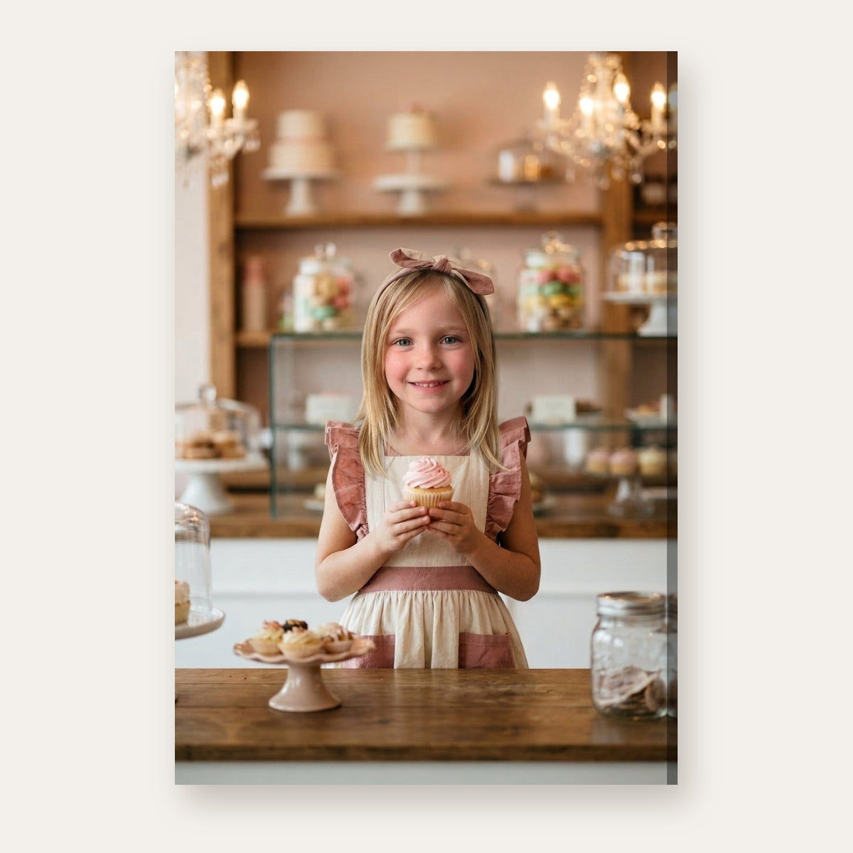 A third example of the Little Pastry Shop Owner portrait
