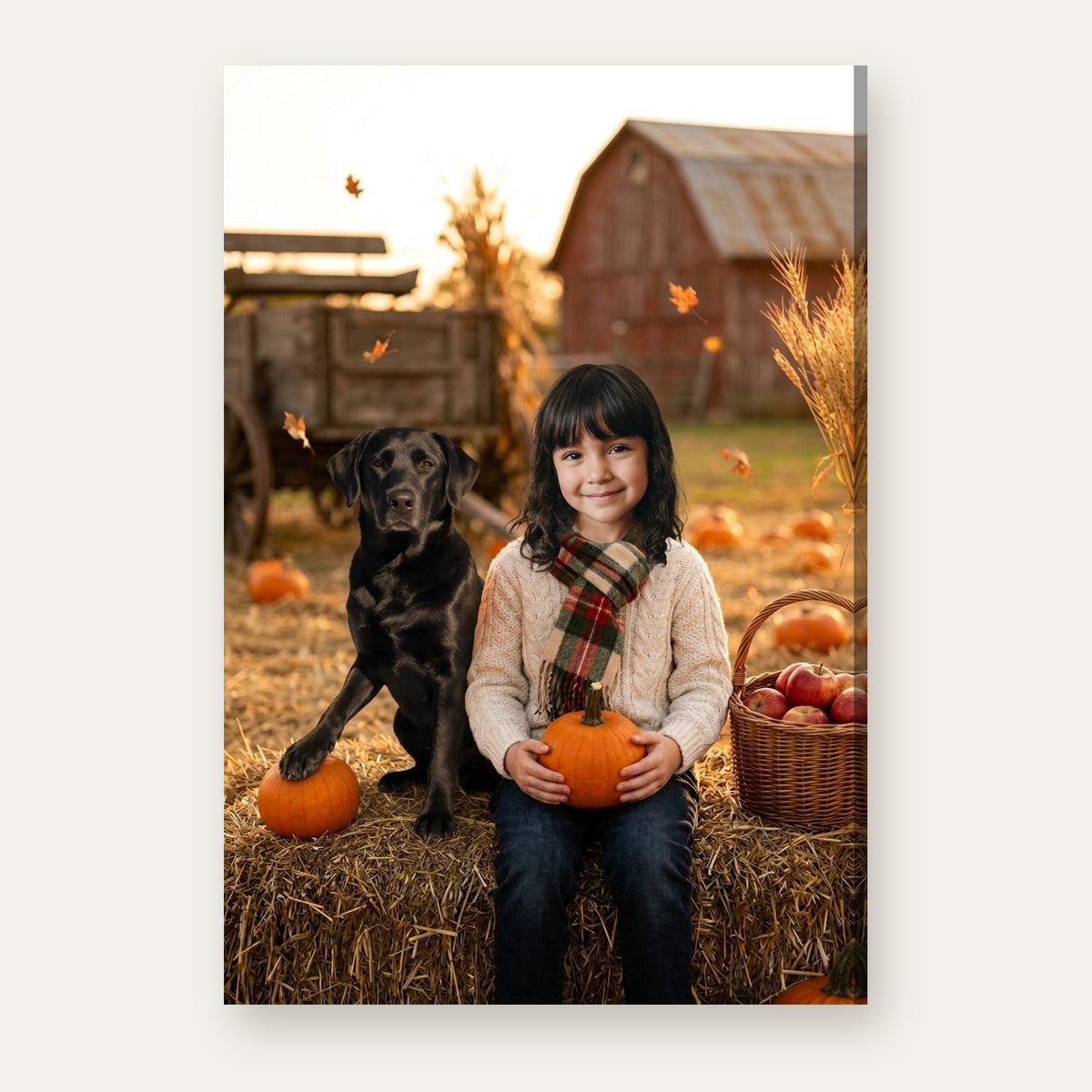 A third example of the Autumn Harvest portrait