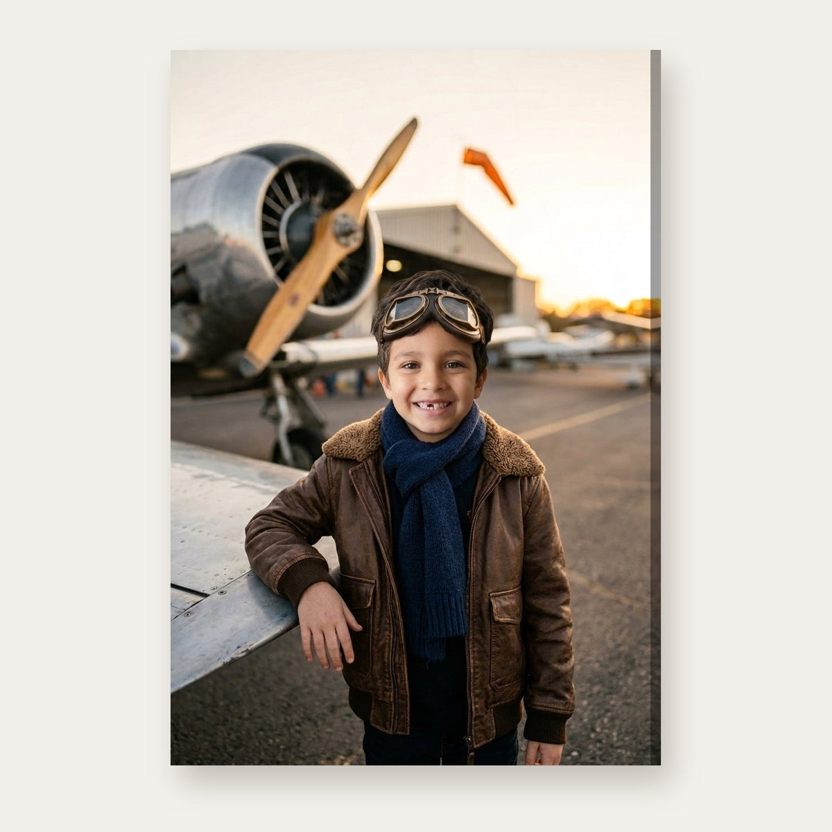 A third example of the Young Aviator portrait