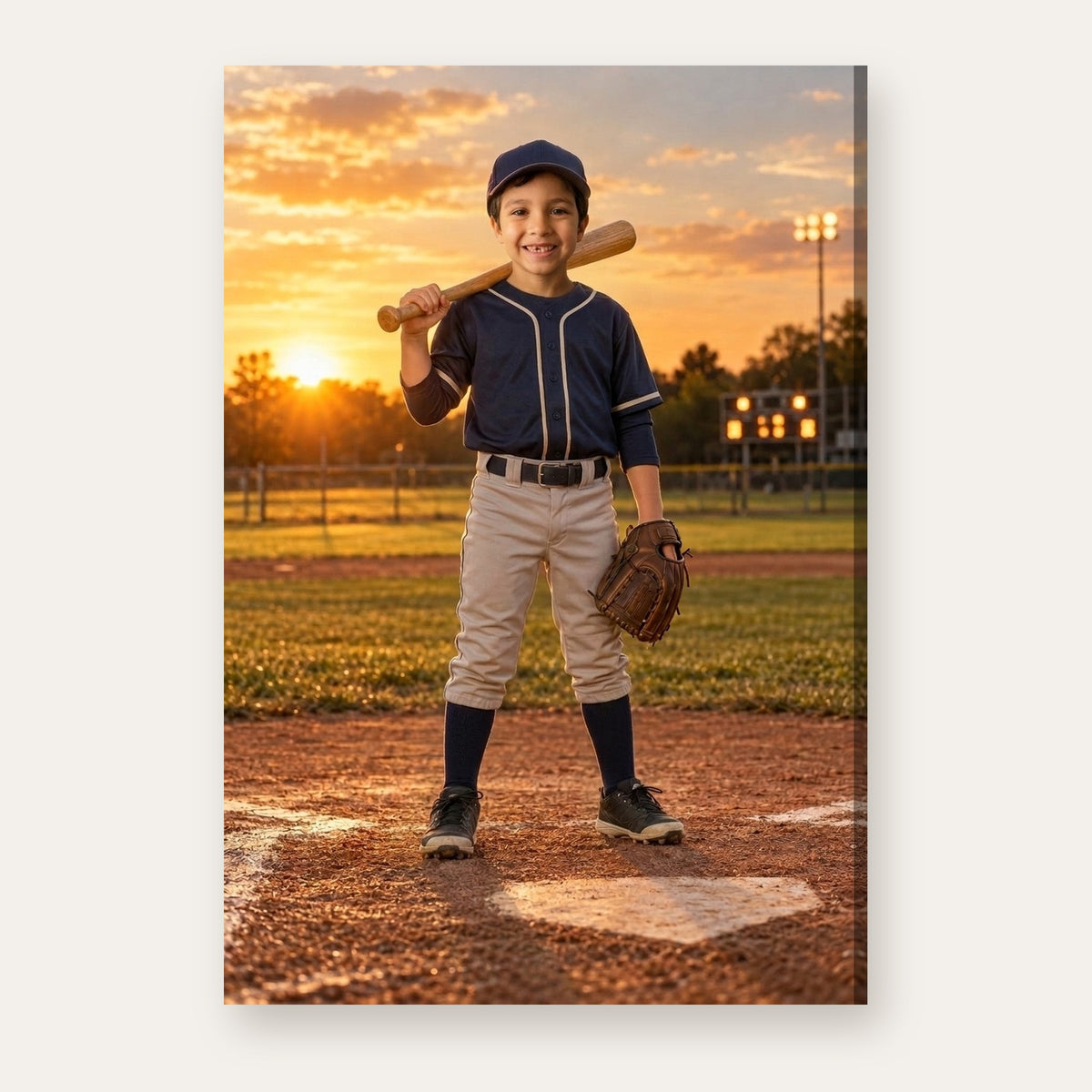 A third example of the Baseball Champion portrait