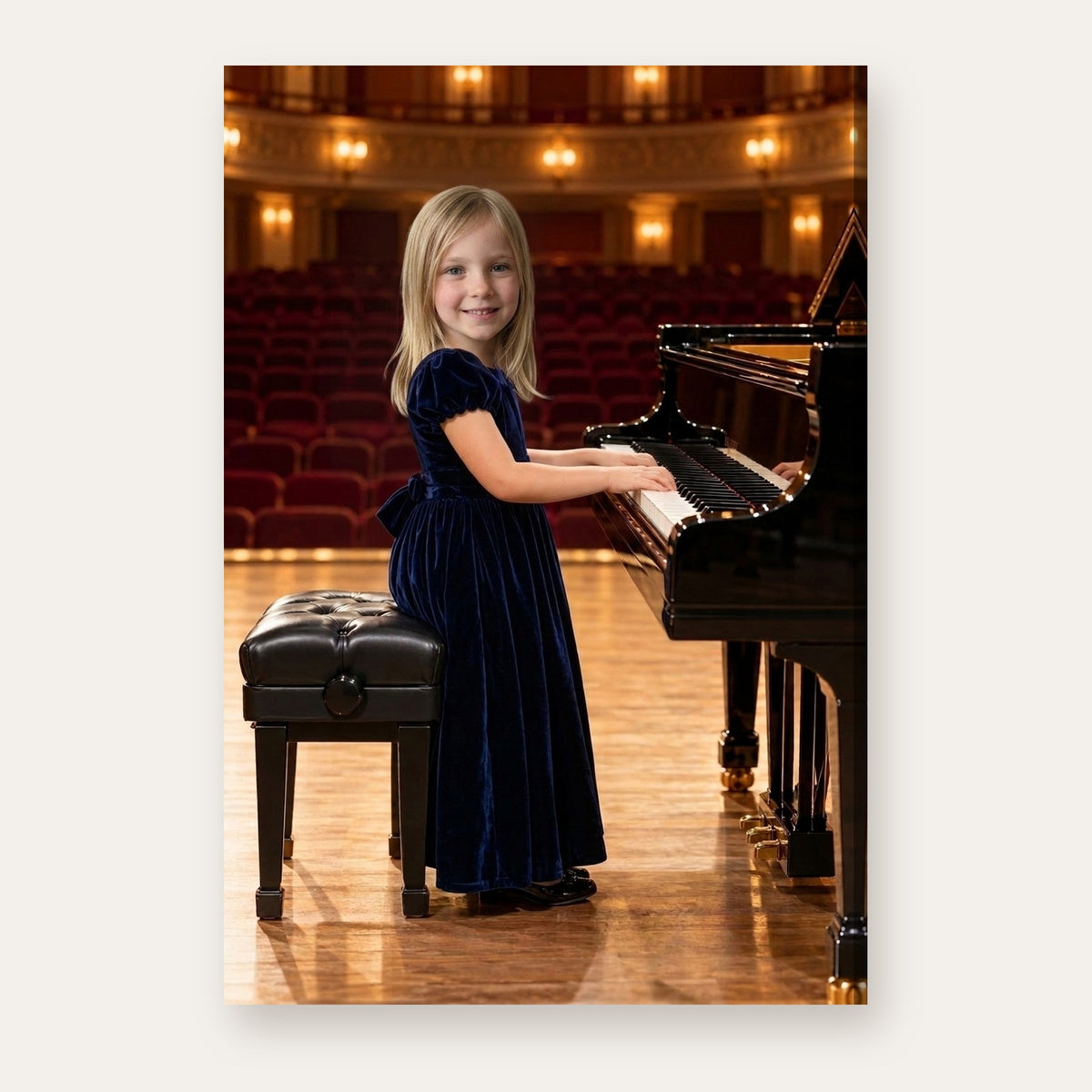 A third example of the Concert Pianist portrait