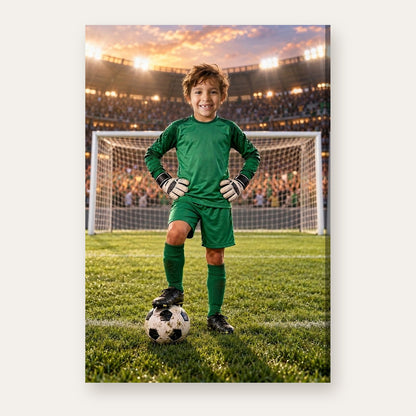 A third example of the Match Day Goalkeeper portrait