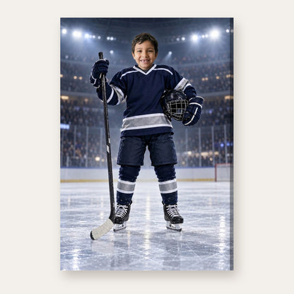 A third example of the Ice Hockey Star portrait
