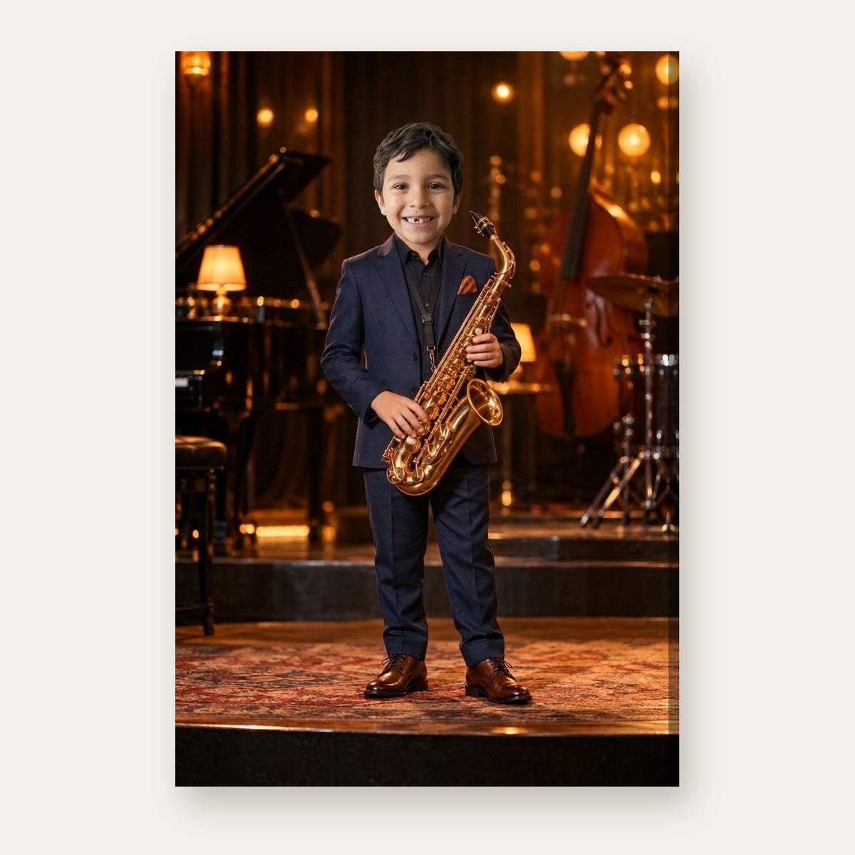 A third example of the Jazz Saxophonist portrait