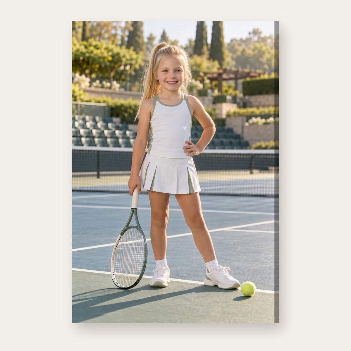 A third example of the Tennis Champion portrait